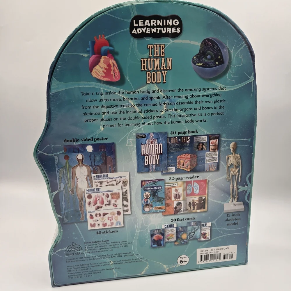 NEW Learning Adventures Human Body 12